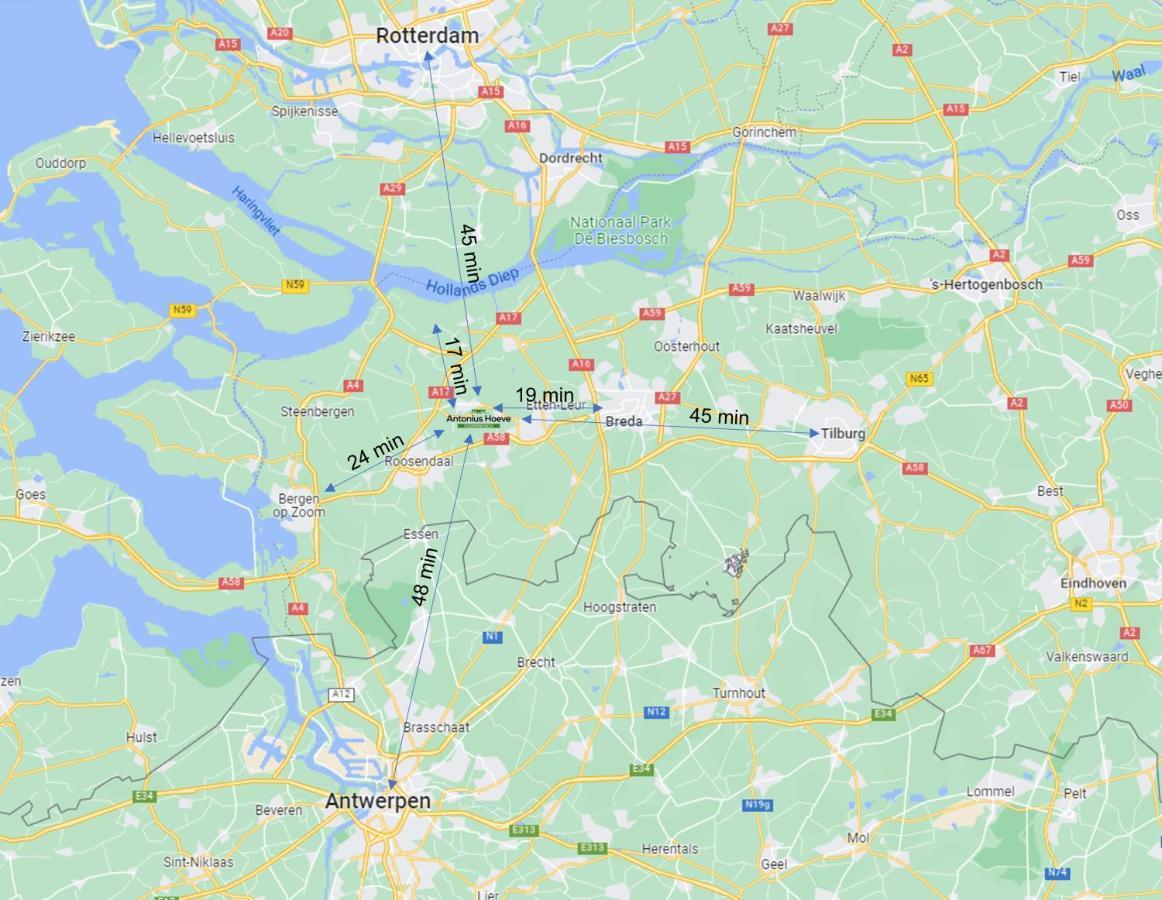 Antonius Hoeve Chalets Oudenbosch Экстерьер фото